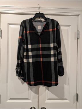 Black Flannel Tunic